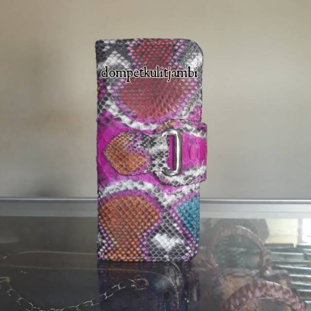 Dompet wanita model lipat panjang kulit ular phyton / dompet wanita / fashion cewek