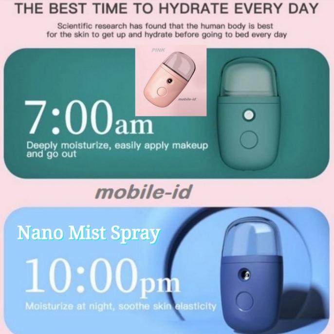 Premium Nano Mist Spray Water Meter Portable 40ml PRAKTIS
