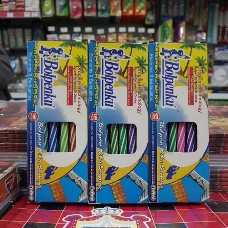 

Pen Lilin / Bolpenku Ulir (1 pak=12pcs)