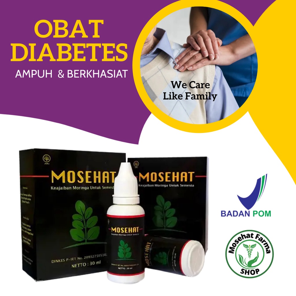 

Mosehat Obat Herbal Penurun Gula Darah | Vitamin Untuk Penderita Diabetes kencing Manis Kering | Kencing manis Basah Original Ampuh Berkhasiat