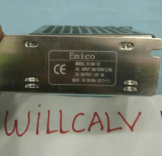 POWER SUPLAY ADAPTOR 12V 3A 3 AMPERE - ADAPTOR 12V 3A 3 AMPERE - TRAFO 12V 3A 3 AMPERE
