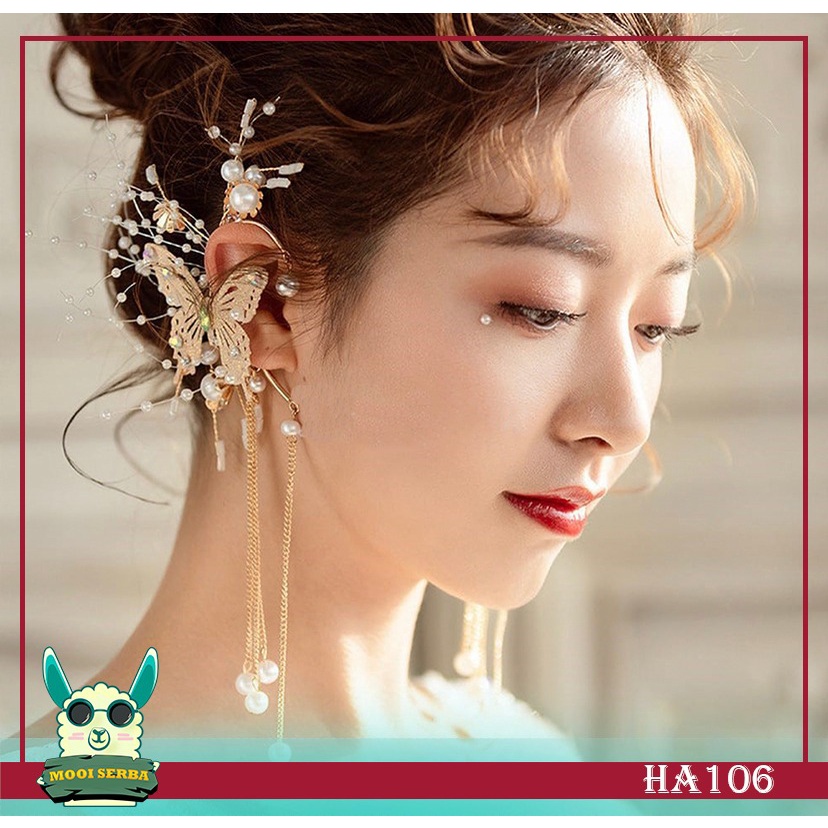 Bride - wedding earpiece/ hairpiece / hiasan rambut pengantin HA106