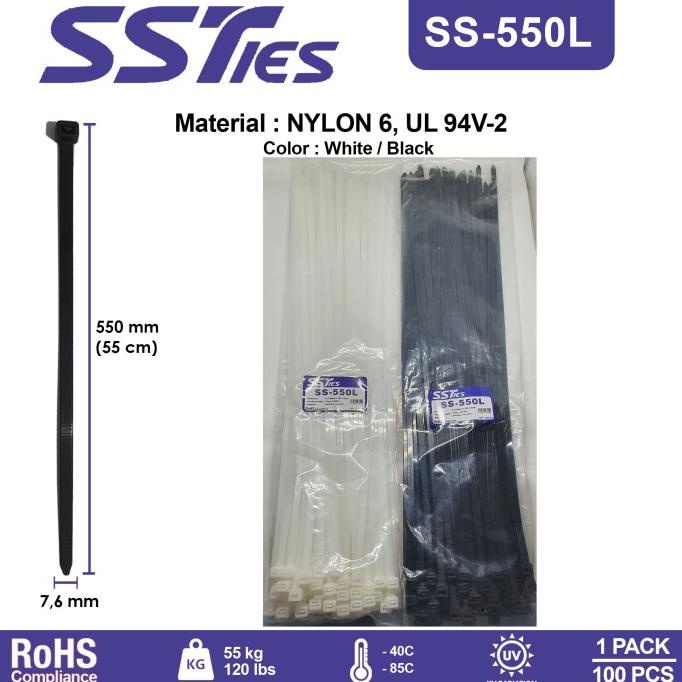 

Office & Stationery | Document Organizer | Kabel Ties Cable Tis Insulock 550X7,6Mm 55Cm Ss550L Nylon6 Ssties | Best Seller