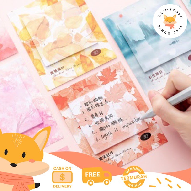 

[DZ] ST206 - Sticky Note Pemandangan / Sticky Notes View / Memo Note Catatan Kecil