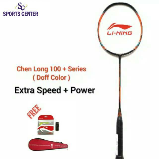 Clear Sale Raket Badminton Lining CHEN LONG 100 + / CL PLUS 100+ Doff