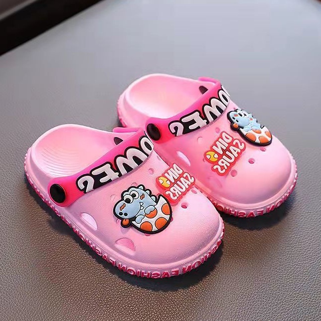 PROMO 12.12 PUNCAK Okaybaby B187 Sandal SLOP Anak Laki-laki Perempuan Dinosaurus Lucu Import Bagus Lembut Termurah Kekinian Sendal Casual