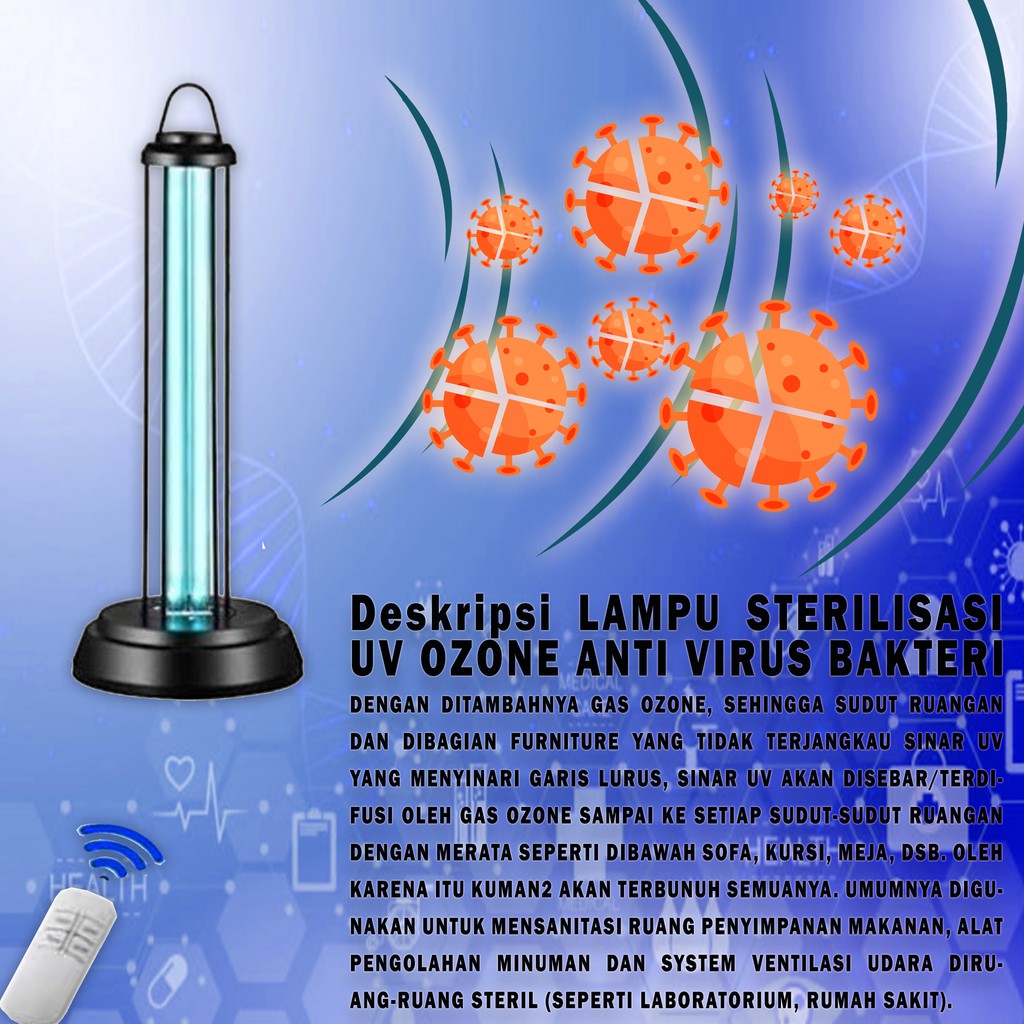 Nesco Lampu Sterilisasi UV Ozone Anti Virus dan Bakteri