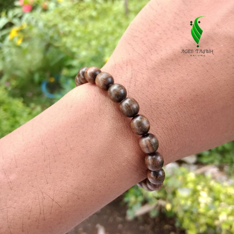 Gelang Kayu Galih Tesek Sulaiman Asli Size 6mm &amp; 8mm, Gelang Kayu Langka Bertuah Nusantara