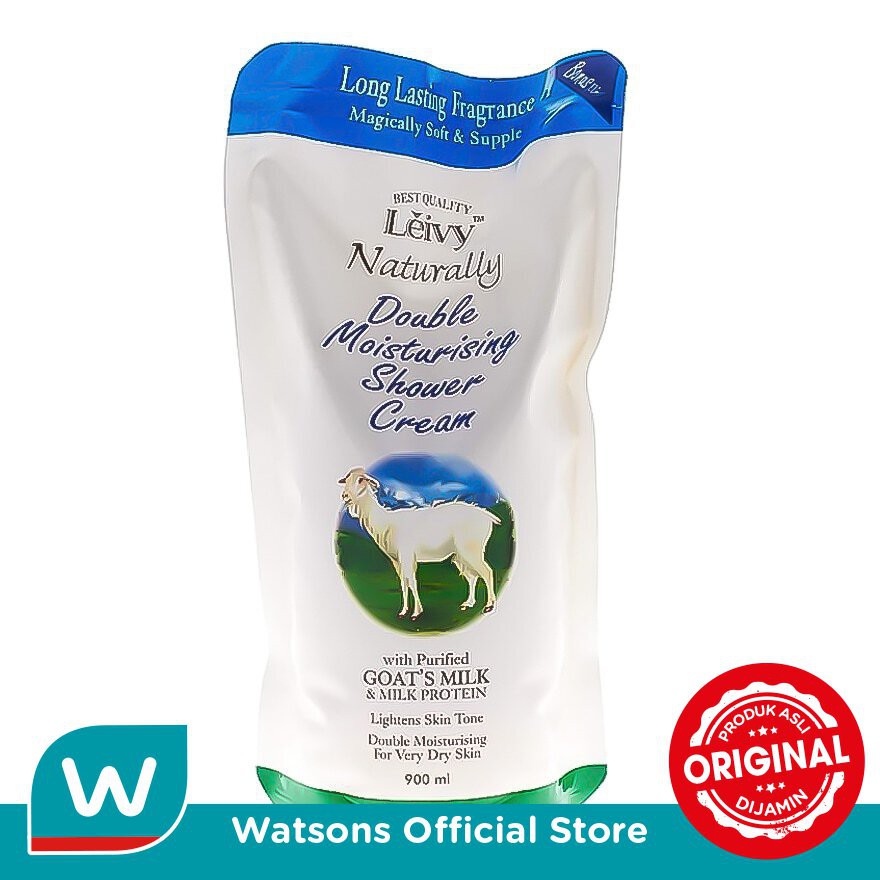 Leivy Shower Cream Goat Milk Refill 900ml
