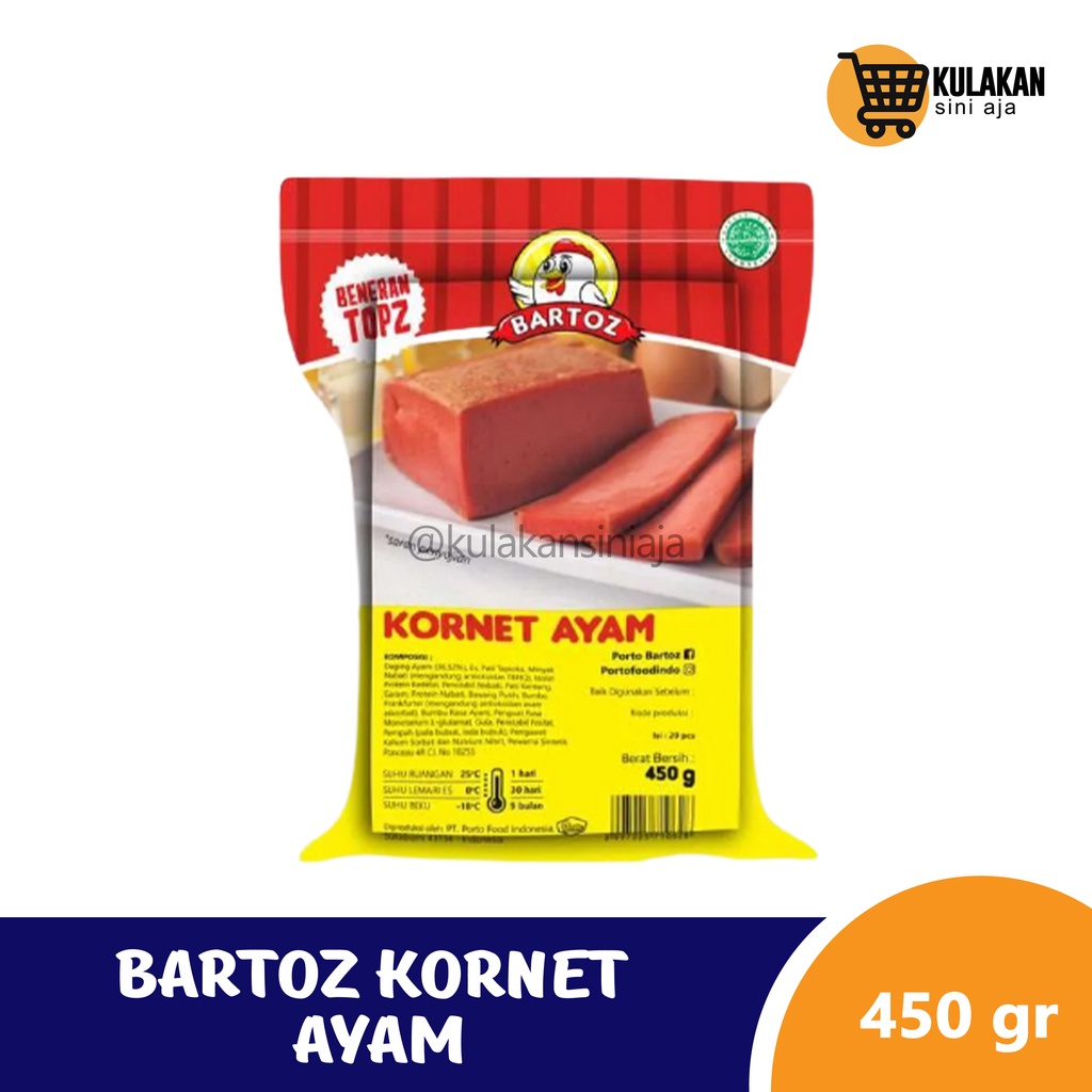 

BARTOZ Kornet Ayam 450gr