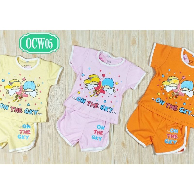 Baju Anak Perempuan Setelan Cewek CIN HO Karakter 3-12 bulan