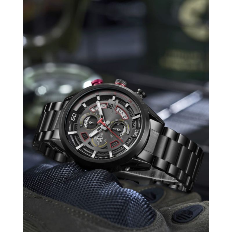 T5 H3733 Jam tangan pria original ✓ T5 H 3733 rantai sporty cronograph