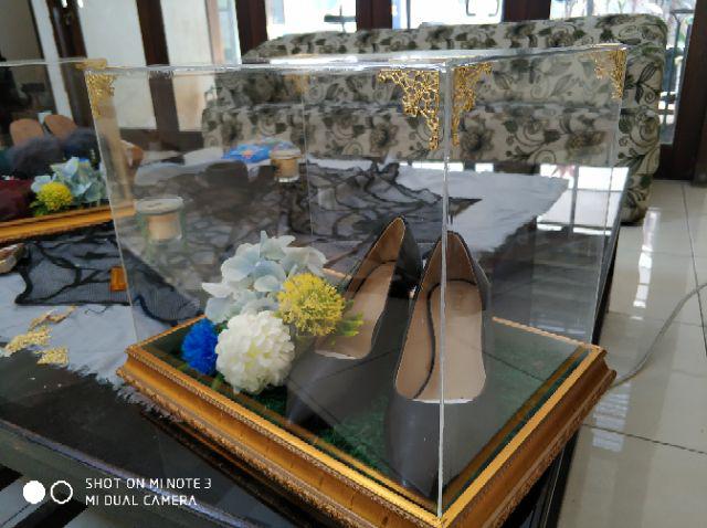 Hiasan sudut box hantaran seserahan hiasan siku kotak Hiasan sudut box hantaran seserahan hiasan siku kotak
