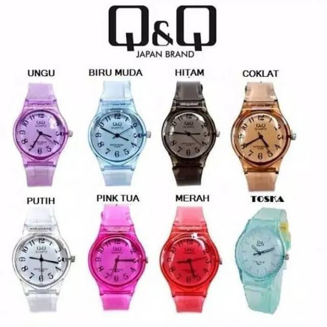 Jam tangan Q&amp;Q jelly