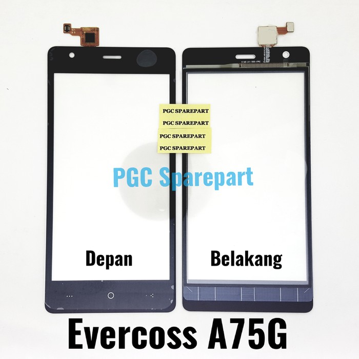 Original Touchscreen Evercoss A75g Winner Y2 Layar Sentuh Cross Hitam Shopee Indonesia