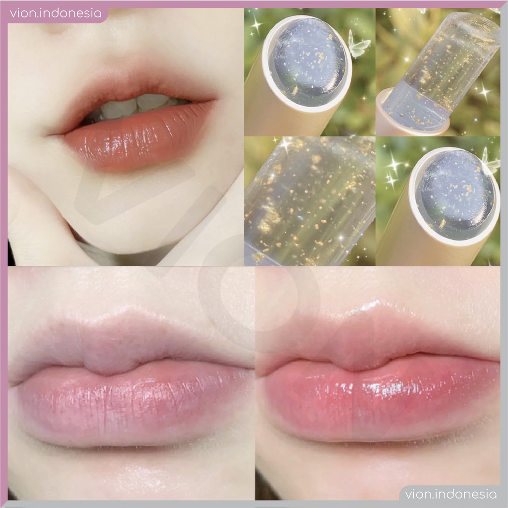 KACHI - HANBOLI Glitter Lip Balm Galaxy 24K Gold White Pelembab Bibir XX023