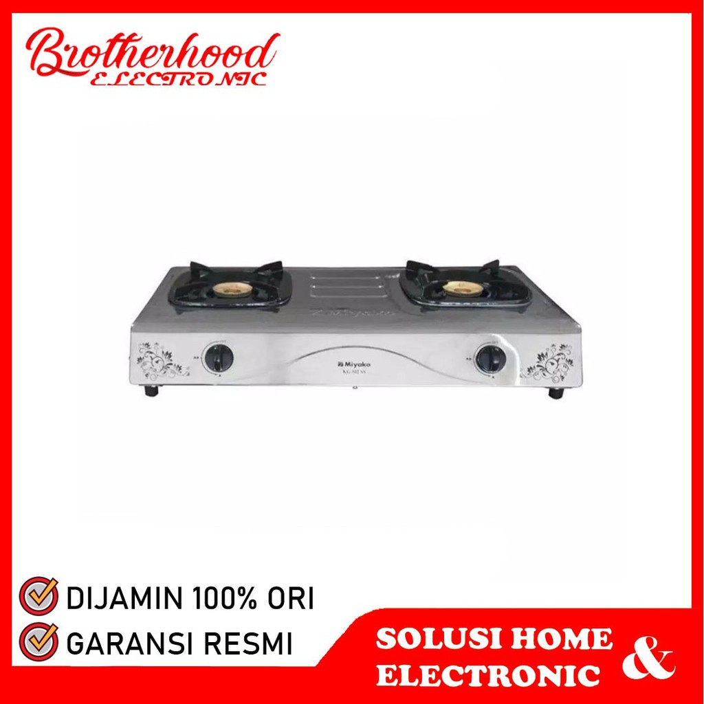 KOMPOR GAS KG 502SS / KG502 SS / KG502SS 2 TUNGKU GARANSI RESMI 100% ORIGINAL