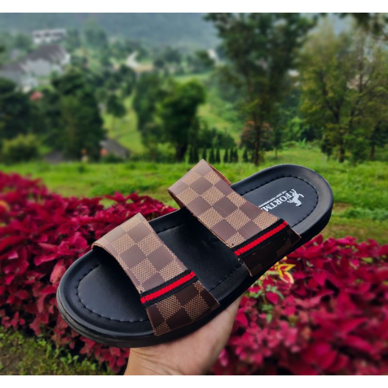 Fashion Pria / Sendal Selop Pria Sandal Cowok Keren Kekinian