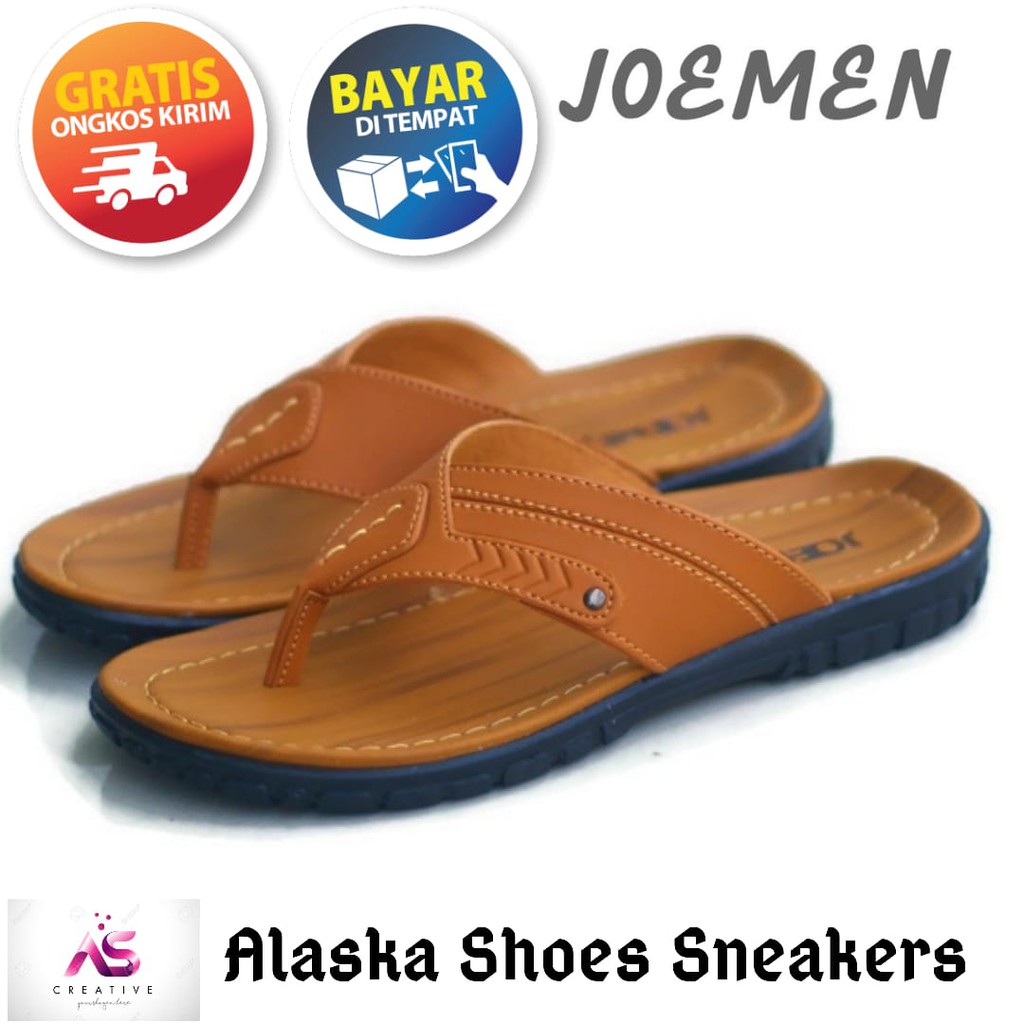  SANDAL KULIT JOEMEN  S 01 ORIGINAL IMPORT KASUAL High 