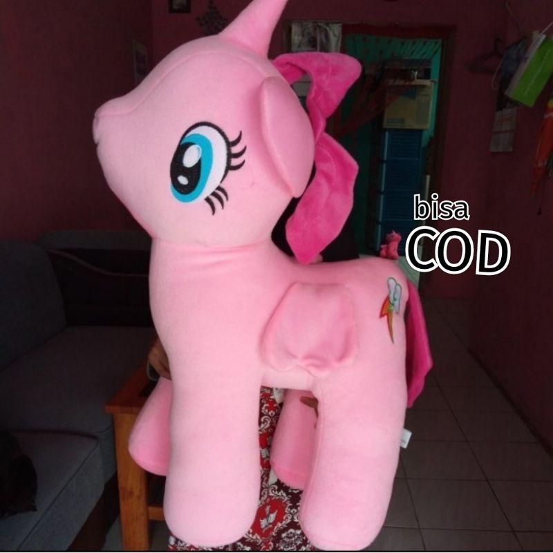 BONEKA KUDA PONI UNICORN FLYING SAYAP TERBANG HORSE DOLL JUMBO BESAR MAINAN KARAKTER KARTUN ANIMASI 