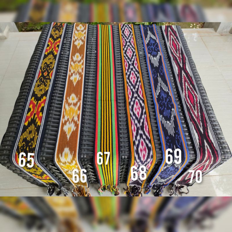 Ikat kepala motif 53 -80  Kalimantan/