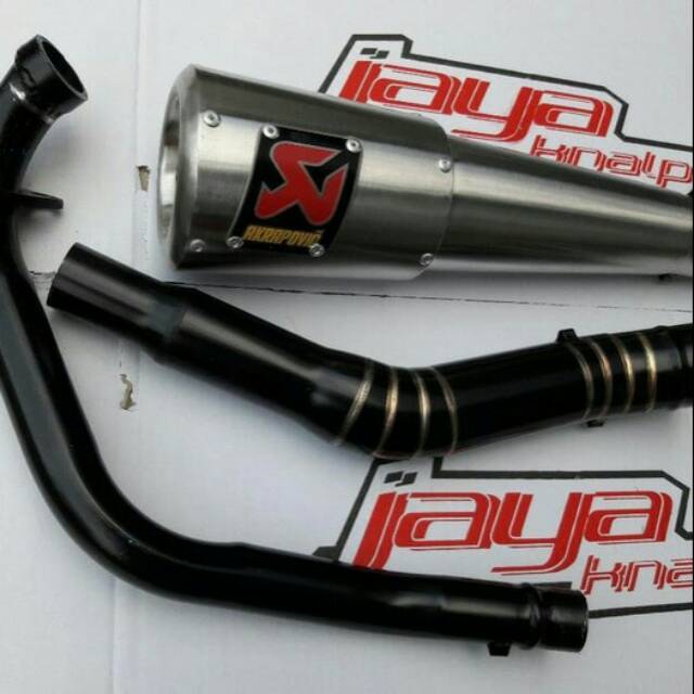 Knalpot Akrapovic Lorenzo Full Set Vixion, Xabre, Byson, R15, Scorpio