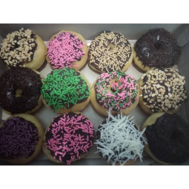 

Donut kentang varian rasa ukuran besar