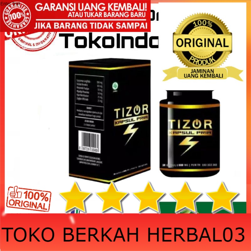 100% ASLI Tizor Obat Asli Impotensi Dan Prostat Aman Bpom di jamin Original Dan Berkualitas