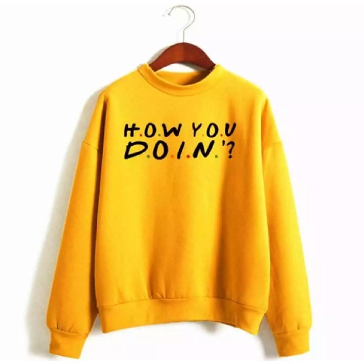 Sweater Hoodie How do you do in Sweater Hoodie Wanita M/L/XL