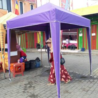 Tenda jualan bazar pkl 2x2 lengkap 1 set  riques 2 warna