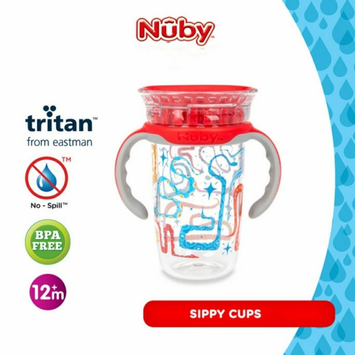 NUBY Tritan Smart Cup Sippy Cup Gelas Minum Bayi Baby Training Cup