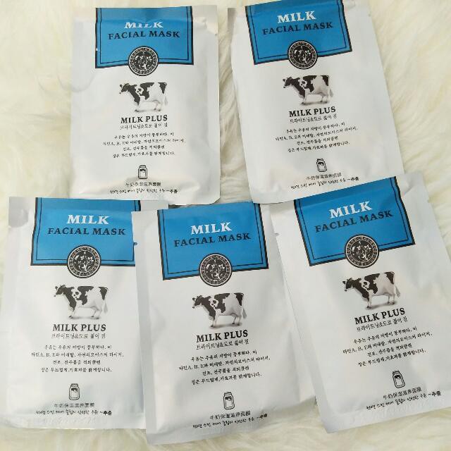 HCHANA MILK FACIAL MASK TOPENG SUSU / MASKER WAJAH