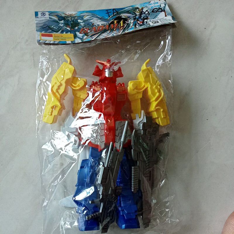 Mainan Anak Robot Gundam Kantong Warna BFG5001 GD