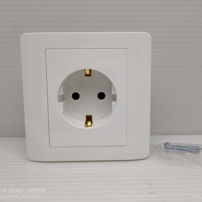 Jual MASKO IB STOP KONTAK ARDE + CP 2P VIOLA V350 V 350 MODEL CLIPSAL