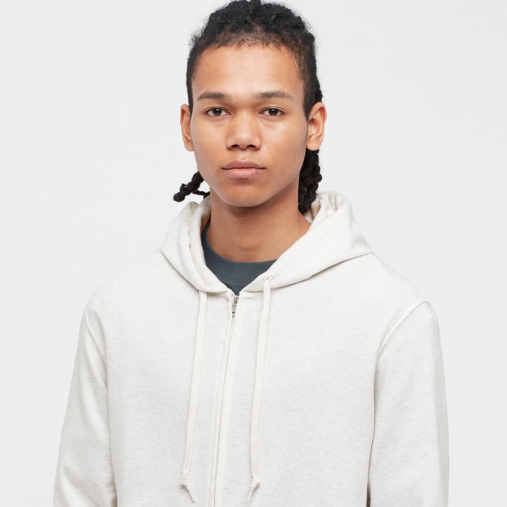 UNIQLO AIRism Jacket Hoodie Retsleting UV Protection Pria JASTIP BATBOY