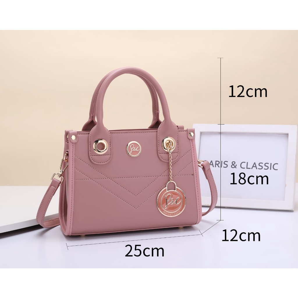 FITBAGS Hand Bag Wanita Tas Import - Paris &amp; Classic 2096