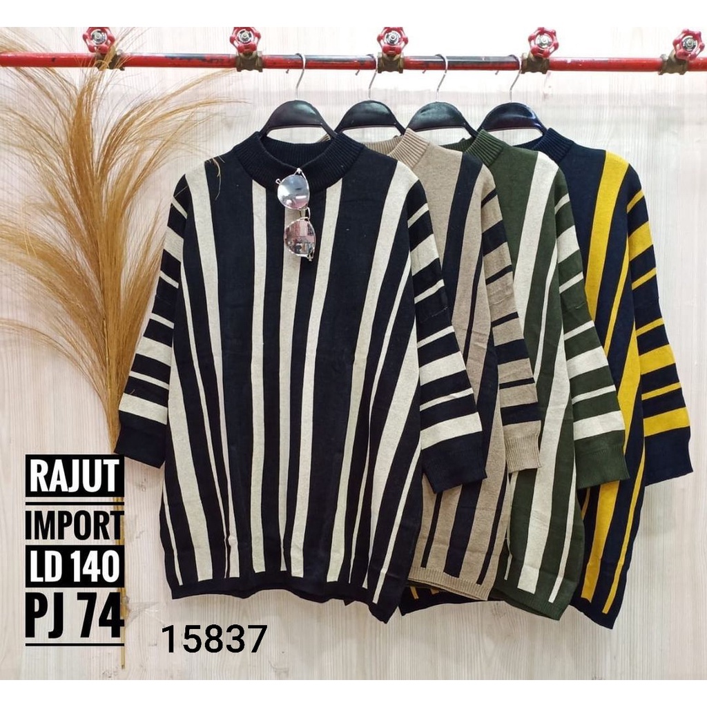 atasan big size rajut jumbo wanita