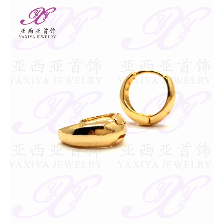 Anting Circle Gold 18 K