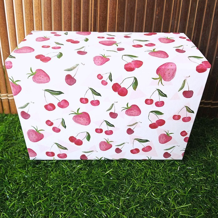 

Paper Gift Box Tebal perekat magnet / Persegi panjang - Cherry Berry - cherry beryy