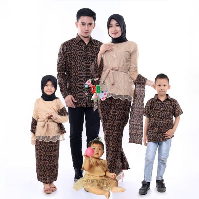 Batik Couple Keluarga Gamis Busui Motif Prasasti Batik Keluarga Seragam Shopee Indonesia