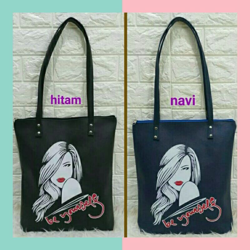 * INEKE * TOTE BAG PARIS TAS JINJING FASHION TAS KULIAH BUKU WANITA