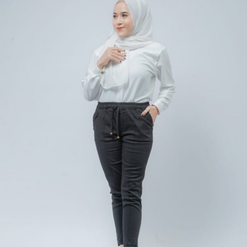 CELANA WANITA JOGER PANTS TWILL STRETCH
