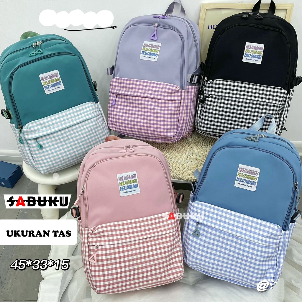 Tas Sekolah Anak SD SMP SMA Tas Anak Ransel Tas Ransel Anak Perempuan Backpack Fashion - 217