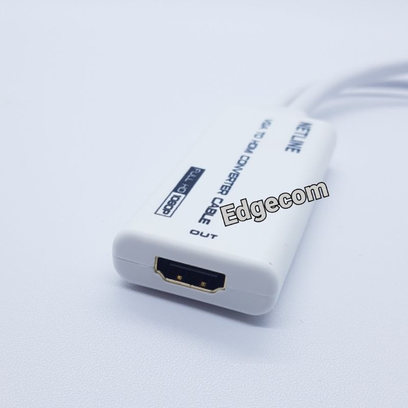 Kabel Konverter VGA to HDMI with Audio NETLINE