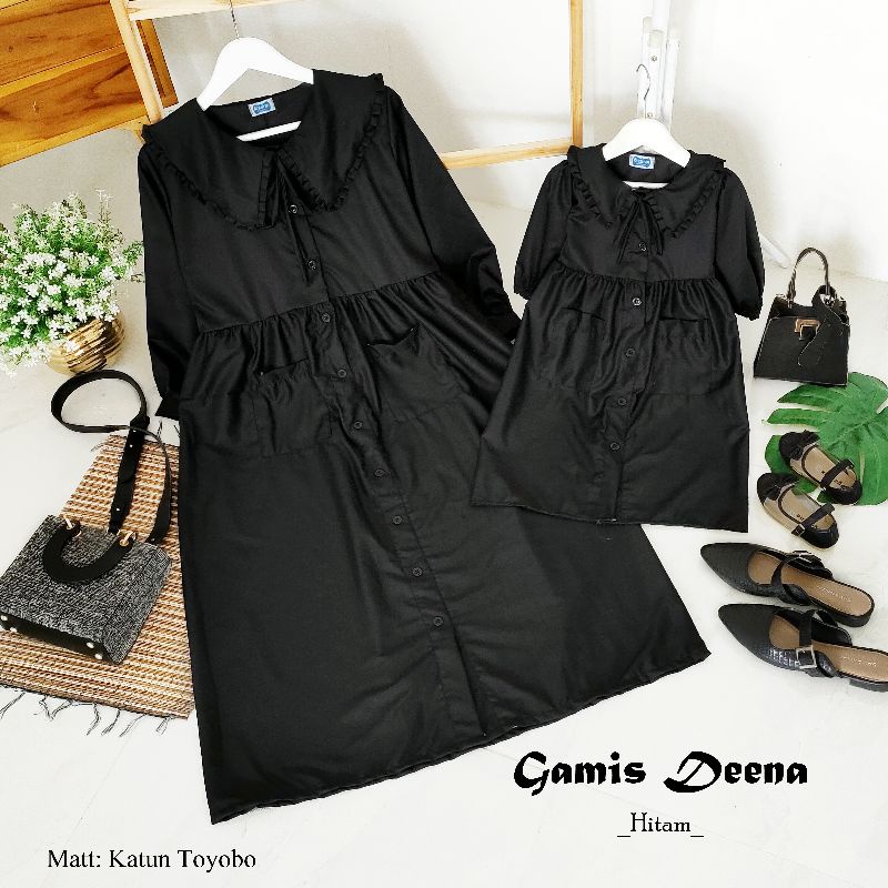 GAMIS DHENA MOM KID /GAMIS TOYOBO COUPLE /GAMIS LEBARAN TERBARU /GAMIS JUMBO /GAMIS ANAK DAN DEWASA