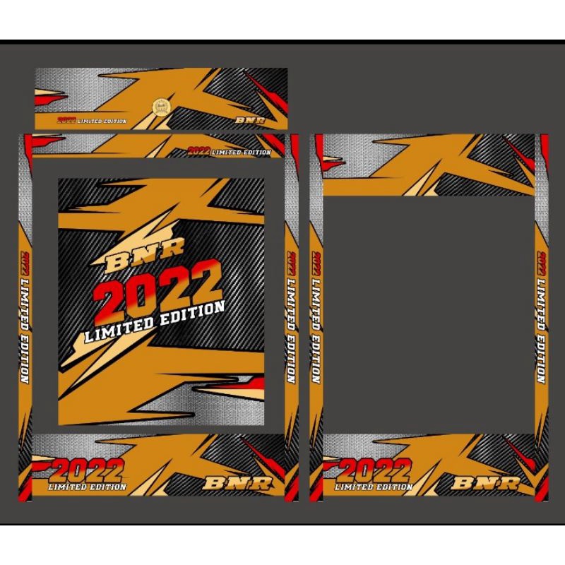Decal sangkar Motif BNR 22 Limited Edition