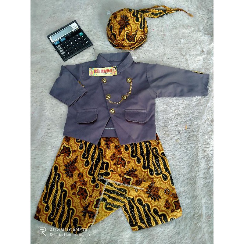 beskap basofi bayi/ansk Gratis Blangkon