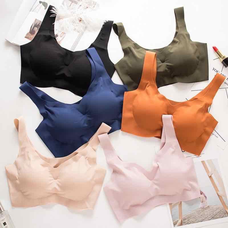 Sport Bra Tanktop BH Fashion Wanita Yoga Olahraga Lari Nyaman Melar Premium