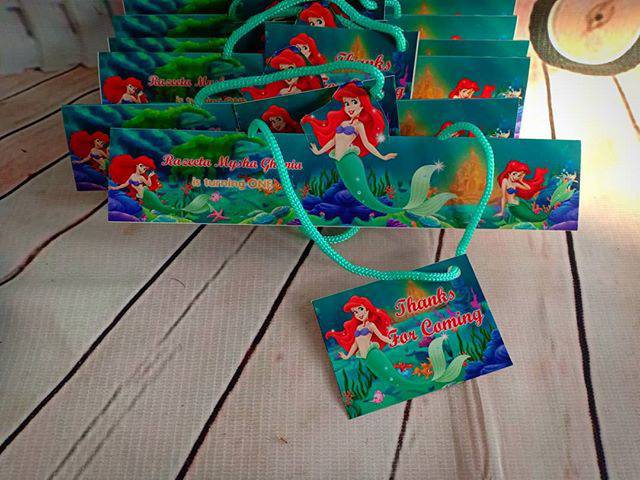 

Plastik Snack Label Custom 25x35 free Thanks card