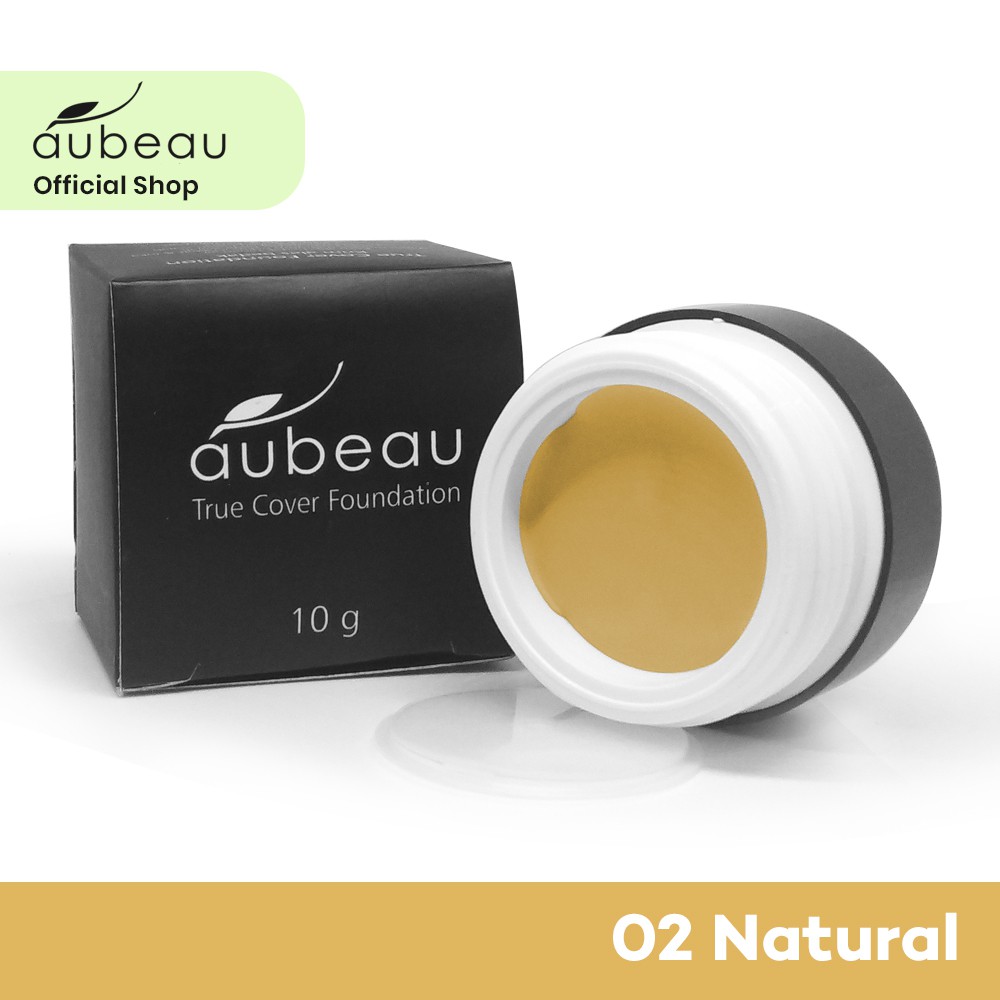 aubeau True Cover Foundation 02 Natural 10 gr